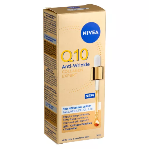 NIVEA Q10 Collagen Expert 3 az 1-ben regeneráló szérum 30 ml
