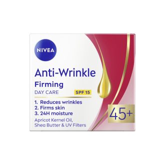 NIVEA Anti Wrinkle 45+ feszesítő ránctalanító nappali arckrém 50 ml