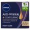 NIVEA Anti Wrinkle 65+ ránctalanító, feltöltő éjszakai arckrém 50 ml