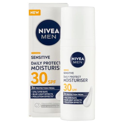 NIVEA MEN Sensitive nappali hidratáló arckrém FF30 50 ml