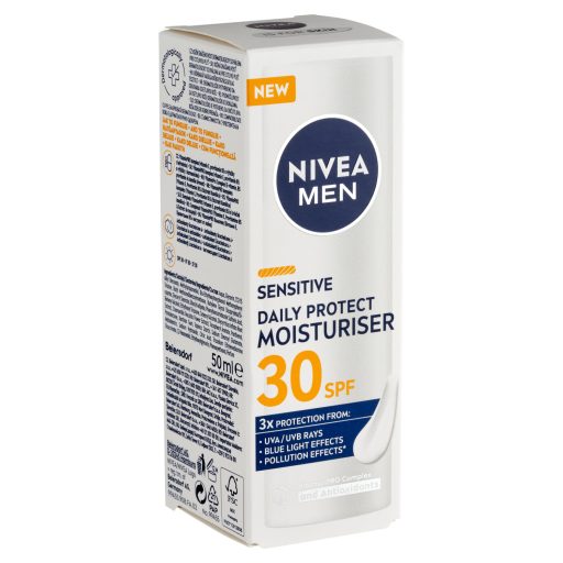 NIVEA MEN Sensitive nappali hidratáló arckrém FF30 50 ml