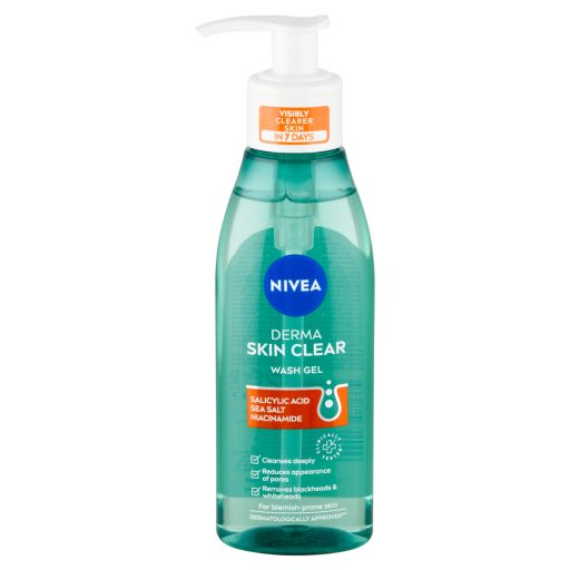 NIVEA Derma Skin Clear arctisztító gél 150 ml