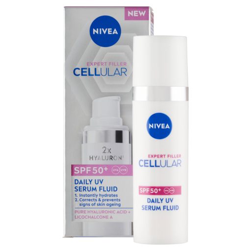 NIVEA Cellular Expert Filler nappali arcápoló UV szérum fluid FF50+ 30 ml