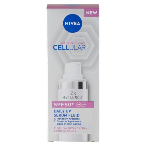 NIVEA Cellular Expert Filler nappali arcápoló UV szérum fluid FF50+ 30 ml