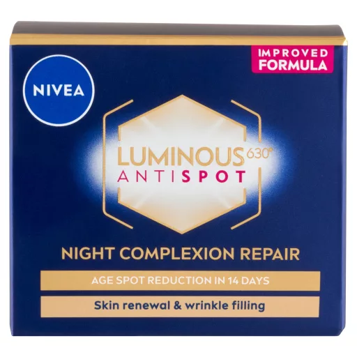 Nivea arckrém 50ml Cellular Luminous630 Pigmentfoltok elleni éjszakai