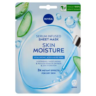 NIVEA Skin Moisture szérummal átitatott fátyolmaszk 1 db