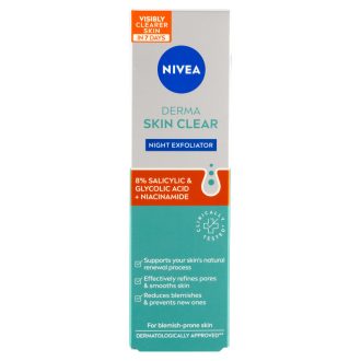 NIVEA Derma Skin Clear éjszakai hámlasztó 40 ml