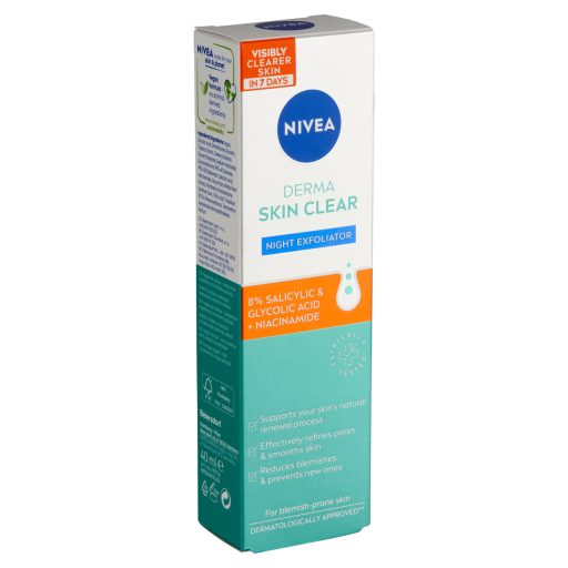 NIVEA Derma Skin Clear éjszakai hámlasztó 40 ml
