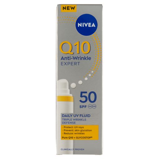 Nivea arckrém 40ml Q10 Anti-Wrinkle Expert Nappali UV Fluid FF50