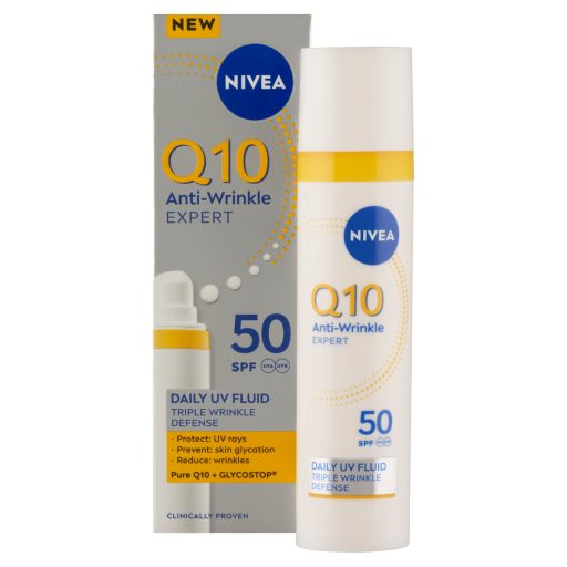 Nivea arckrém 40ml Q10 Anti-Wrinkle Expert Nappali UV Fluid FF50