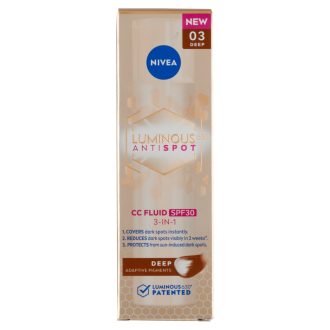   NIVEA Cellular Luminous630 sötét pigmentfoltok elleni CC fluid FF30 40 ml