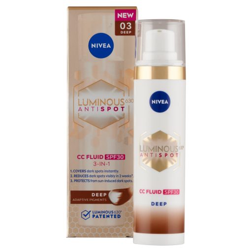 NIVEA Cellular Luminous630 sötét pigmentfoltok elleni CC fluid FF30 40 ml