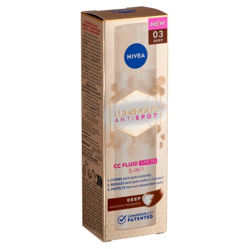 NIVEA Cellular Luminous630 sötét pigmentfoltok elleni CC fluid FF30 40 ml