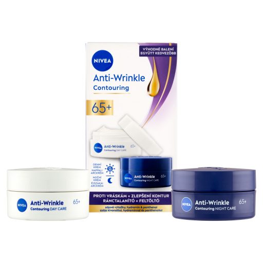 Nivea arckrém 2x50ml Anti Wrinkle 65+ nappali + éjszakai