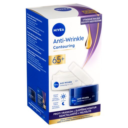 Nivea arckrém 2x50ml Anti Wrinkle 65+ nappali + éjszakai