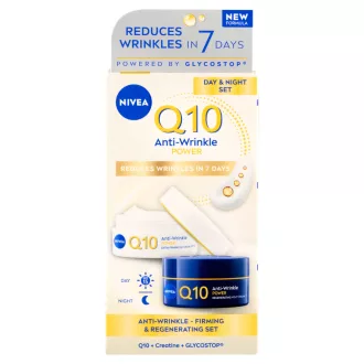 NIVEA Q10 Power ránctalanító nappali és éjszakai arckrém 2 x 50 ml