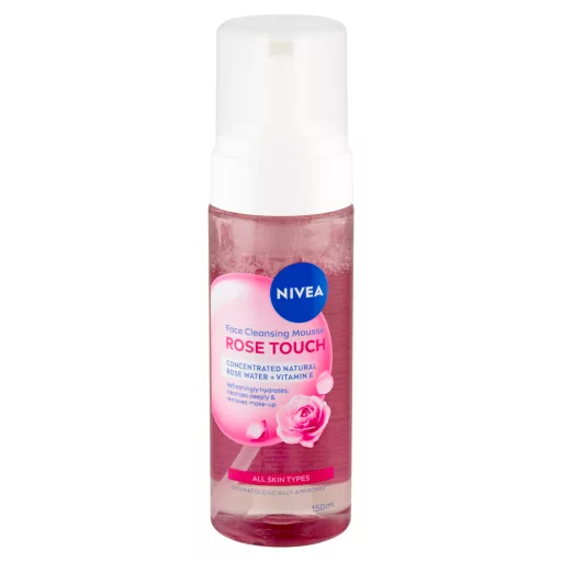 NIVEA Rose Touch arctisztító hab 150 ml
