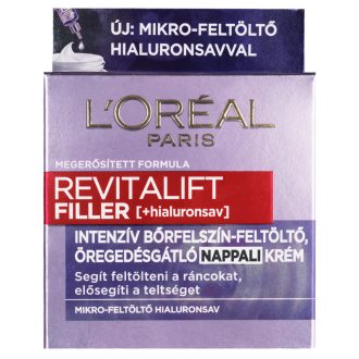   L'Oréal Revitalift Filler arckrém 50ml Ránctalanító Feltöltő nappali