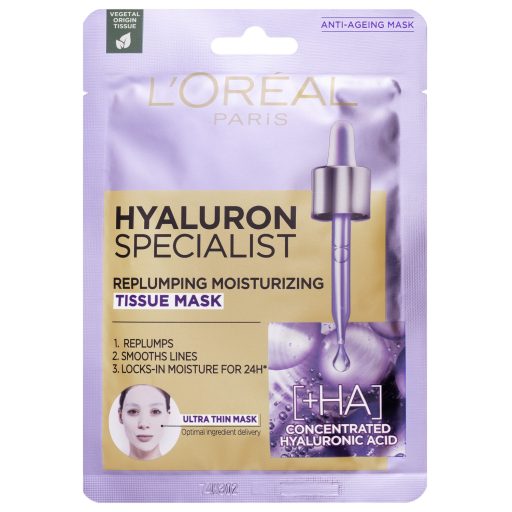 L'Oreal textilmaszk 30g Hyaluron Specialist Age Expert