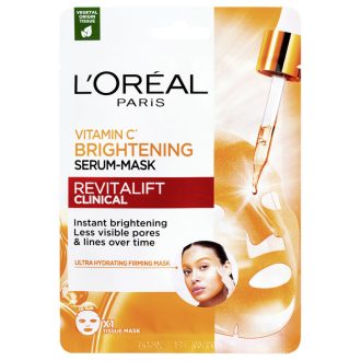   L'Oréal Paris Revitalift Clinical Ragyogást adó C-vitaminos* maszk, 26 g