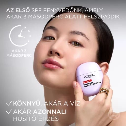 L'Oreal Revitalift arckrém 40ml SunPod hialuronsavval SPF 30+