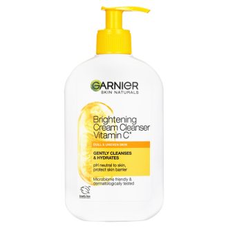   Garnier Skin Naturals ragyogást adó arctisztító krém C-vitaminnal, 250 ml