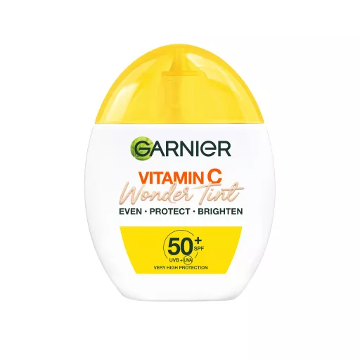 Garnier fényvédő arckrém 40ml színezett fluid C-vitamin SPF50+ világos