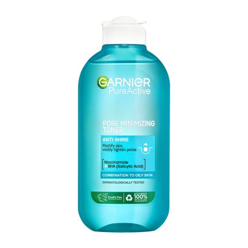 Garnier Skin Naturals Pure Tonik Kifényesedő Arcbőrre És Tágult Pórusokra, 200 ml