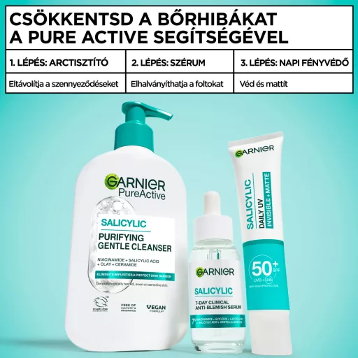 Garnier Pure Active szalicilsavas szérum bőrhibák ellen 30 ml