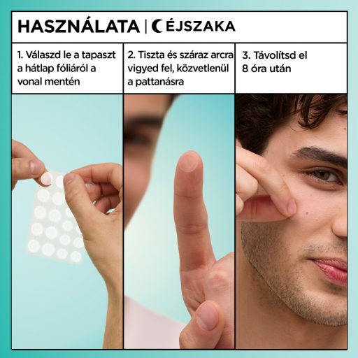 Garnier Pure Active Ultra pattanás tapasz 10 mm + 12 mm 22 db