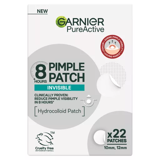Garnier Pure Active Invisible láthatatlan pattanás tapasz 10 mm, 12 mm 22 db