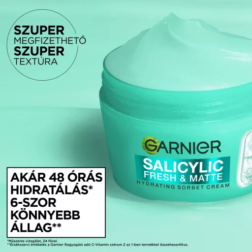 Garnier Salicylic Fresh & Pure hidratáló sorbet krém 85 ml