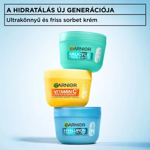 Garnier Hyaluron Fresh & Plump hidratáló sorbet krém 85 ml