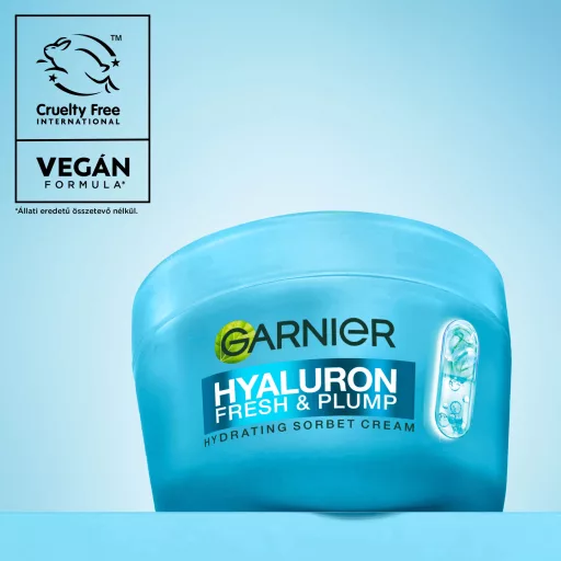 Garnier Hyaluron Fresh & Plump hidratáló sorbet krém 85 ml