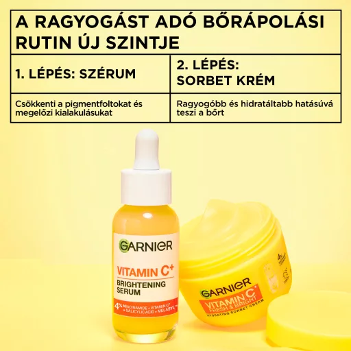 Garnier Vitamin C Fresh & Bright hidratáló sorbet krém 85 ml