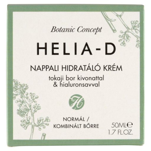 Helia-D Botanic Concept nappali hidratáló krém normál/kombinált bőrre 50 ml