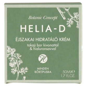   Helia-D Botanic Concept éjszakai hidratáló krém minden bőrtípusra 50 ml