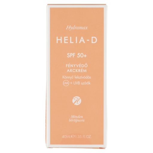 Helia-D Hydramax fényvédő arckrém SPF 50+ 40 ml