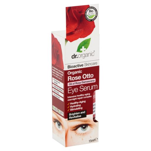 Dr. Organic szemkörnyékápoló szérum bio damaszkuszi rózsaolajjal 15 ml
