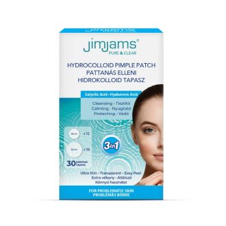   JimJams pattanástapasz 30db Hidrokolloid BHA + HA Pure & Clear