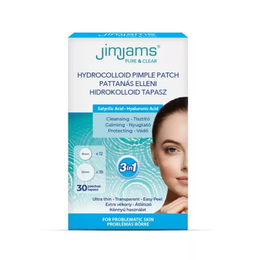 JimJams pattanástapasz 30db Hidrokolloid BHA + HA Pure & Clear