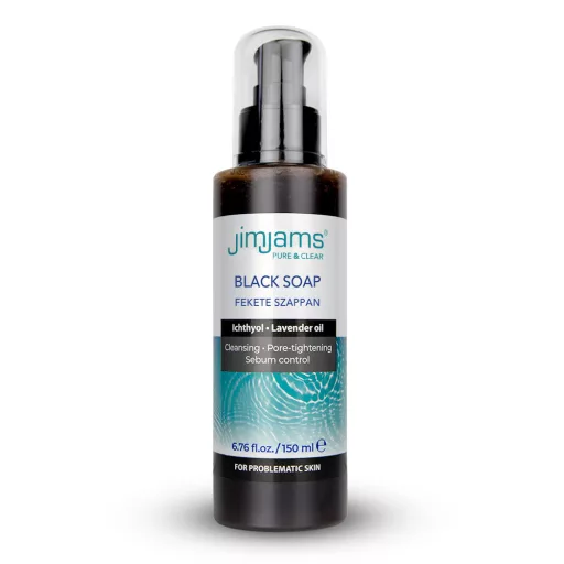 JimJams fekete szappan 150ml Pure&Clear