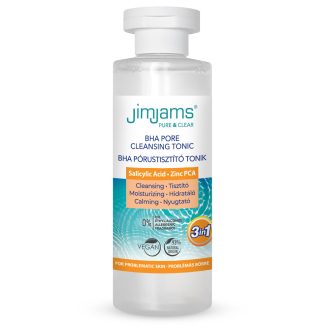 JimJams pórustisztító tonik 200ml Pure&Clear BHA