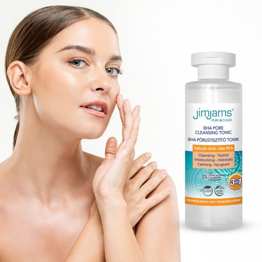 JimJams pórustisztító tonik 200ml Pure&Clear BHA