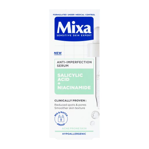 Mixa arcszérum 30ml Niacinamid és Salicylic Acid Anti Imperfection
