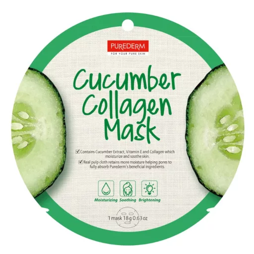 PureDerm arcmaszk Uborka circle