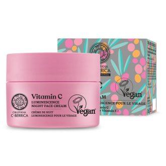 Natura Siberica arckrém 50ml ragyogást adó éjszakai