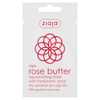   Ziaja rózsavaj fiatalító arcmaszk hyaluronsavval száraz és érzékeny bőrre 30+ 7 ml
