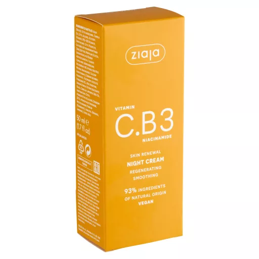 ZIAJA arckrém 50ml C.B3 Vitamin niacinamid éjszakai