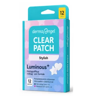   Derma Angel pattanástapasz 12db Stylish szív és csillag forma